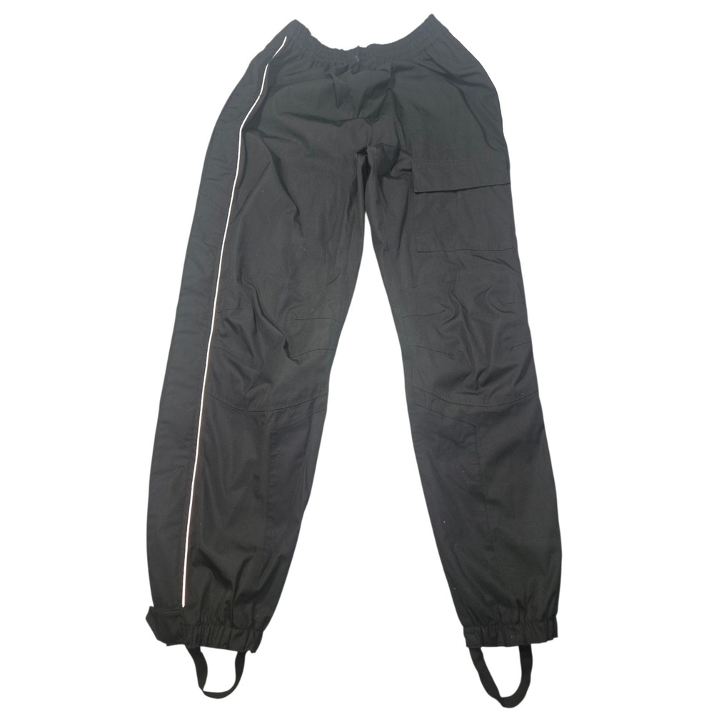 Harley-Davidson VTG Motorclothes Rain Riding Pants Black Reflective Sz XXL